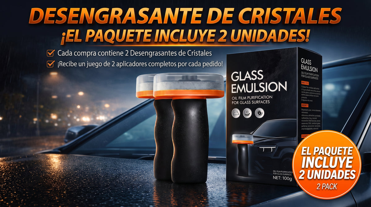 Limpiador Desengrasante para Cristales (Paquete de 2 Unidades)